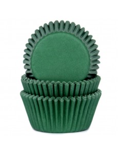 Formas Mini Cupcakes Verde Escuro